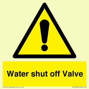 Water shut off Valve